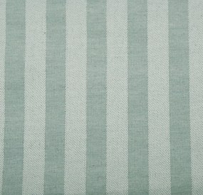 Σεντόνι Με Λάστιχο 100x200+25 Polycotton Σατέν ριγέ 850 Μέντα