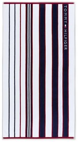 Πετσέτα Θαλάσσης Dessie Navy Tommy Hilfiger Beach 100% Βαμβάκι