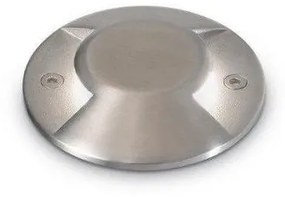 Σποτ Χωνευτό Στεγανό ROCKET-2 PT 3W από ατσάλι Ideal Lux 247151 Ασημί