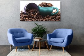 Φλιτζάνια εικόνας με κόκκους καφέ - 100x50
