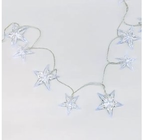 Λαμπάκια Σειρά Big-Medium Stars 10 LED Μπαταρίας 3xAA Διάφανο Καλώδιο X061021242 ACA-X061021242-Διάφανο X061021242
