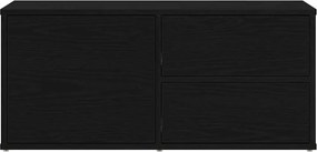 vidaXL Ντουλάπι TV Μαύρη Οξυά 80 x 34 x 36 εκ Επεξεργασμένο ξύλο