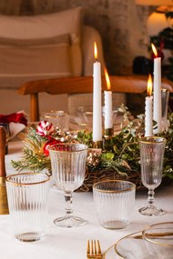 Glass Set (4 Pieces) Splendid 395 Gold
Transparent