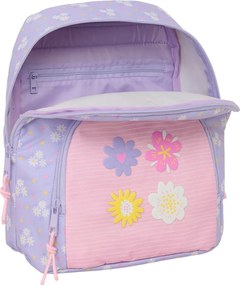 Σακίδιο Safta Bouquet Ροζ Λιλά 25 x 30 x 13 cm