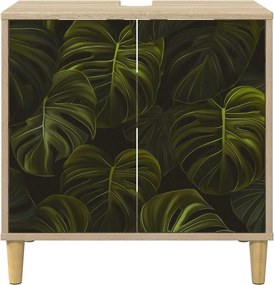 vidaXL Ντουλάπι Μπάνιου ELBURG Sonoma 60 x 40 x 60 εκ