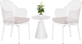 ΣΕΤ LOUNGE 3TMX ΕΞ.ΧΩΡΟΥ OREGO HM21106.02 ΑΛΟΥΜΙΝΙΟ ΣΕ ΛΕΥΚΟ