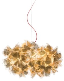 Φωτιστικό Οροφής Clizia Mama Non Mama 53cm E27 2x12W Gold - Red Wire Slamp Cristalflex
