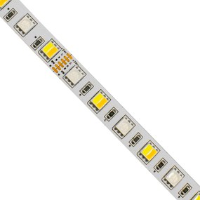 GloboStar® 70266 Ταινία LED SMD 5050 RGBW + WW 5m 18W/m 72LED/m 120° DC 24V IP20 1150lm/m Ψυχρό Λευκό 6000k &amp; 1050lm/m Θερμό Λευκό 3000k &amp; 900lm/m RGB