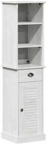 vidaXL Σετ Επίπλων Μπάνιου 2 pcs Καφέ και Λευκό 37 x 34 x 150 εκ