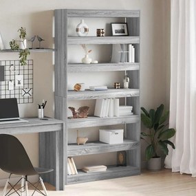 vidaXL Βιβλιοθήκη 6 επιπέδων 100 x 30 x 198 εκ. Επεξεργασμένο Ξύλο