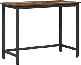 vidaXL τραπέζι Καπνιστό Δρύς 80 x 50 x 76,5 εκ