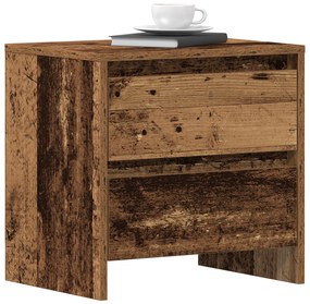 vidaXL Κομοδίνο 2 τεμ Παλιό Ξύλο 45x34x44,5 εκ Επεξεργασμένο Ξύλο