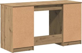 vidaXL Γραφείο Τεχνίτης Δρυς 140 x 50 x 77 εκ. από Μοριοσανίδα