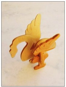 Intra απο ξύλο plywood 3mm-4mm πάχος - Αρχείο PDF 3D παζλ Bird Δίασταση 30x30 cm Intraeaxys-eo0de57g