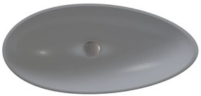 Sanitec Bliss 284 Νιπτήρας Συνθετικός Επικαθήμενος 66x35,5x14cm Cement
