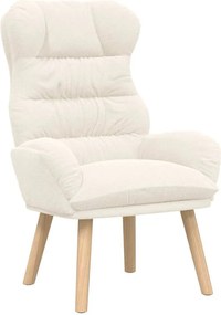 vidaXL Πολυθρόνα Κρεμ 69 x 74 x 93 εκ. Υφάσματος Sherpa