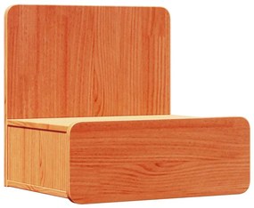 vidaXL Κομοδίνο Καφέ κεριού 44 x 32.5 x 40 εκ. Μασίφ ξύλο πεύκου