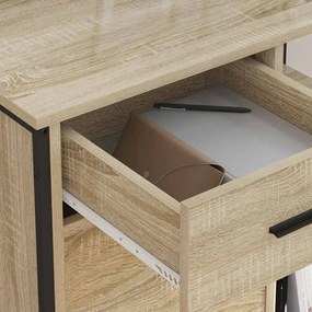 vidaXL Γραφείο Ντουλάπι Sonoma Δρυς 76 x 41 x 72 cm Επεξεργασμένο ξύλο