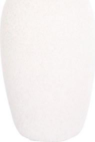 ΕΠΙΤΡΑΠΕΖΙΟ ΚΕΡΑΜΙΚΟ ΔΙΑΚΟΣΜΗΤΙΚΟ ELENDIL HM4592.01 ΥΠΟΛΕΥΚΟ ΚΡΥΣΤΑΛΛΙΚΟ Φ10x30Υ εκ