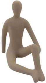 Διακοσμητική Φιγούρα 24-15-50056 11x8x33cm Brown Marhome Ceramic