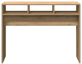 vidaXL Τραπέζι Κονσόλα Αρτισιανή Δρυς 105x30x80 εκ Επεξεργασμένο Ξύλο