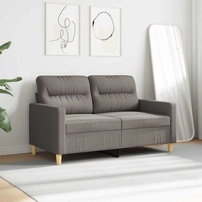 vidaXL Καναπές Διθέσιος Taupe 120 εκ. Υφασμάτινος