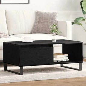 vidaXL Τραπέζι Καφέ Μαύρο Δρυς 90x50x36,5 εκ Επεξεργασμένο ξύλο