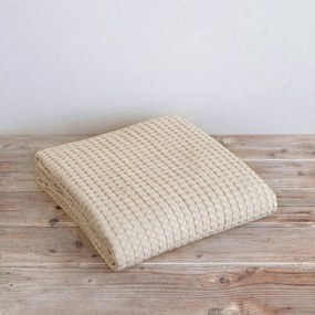 Κουβέρτα Comfy Light Beige Nima Υπέρδιπλo 220x240cm 100% Βαμβάκι