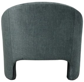 Πολυθρόνα Berza ανθρακί ύφασμα 76x76x71εκ 76x76x71 εκ.