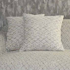 Διακοσμητικό Μαξιλάρι "Cross" FL127 Fylliana Μπέζ χρώμα 42x42εκ.