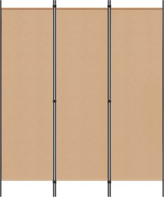 vidaXL Διαχωριστικό Δωματίου Μπεζ 150 x 180 cm Ύφασμα