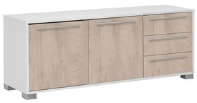MATIS Κομότα για γραφείο Leonidas 2V3F Δρυς Λευκό Matis740162