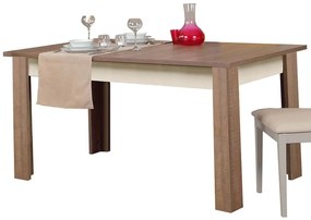 Τραπέζι Επεκτεινόμενο Bois 801CMY2910 78/170x90x150cm Dark Oak Μοριοσανίδα, Μελαμίνη