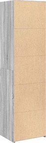 vidaXL Ντουλάπι Γκρι Sonoma 50x41x185 εκ. από Επεξεργασμένο Ξύλο