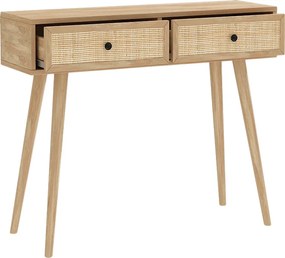 Κονσόλα Oslo pakoworld sonoma 100x29x81εκ