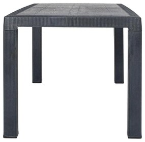 Τραπέζι Baltic Fylliana Ανθρακί 120x70x75 εκ. 120x70x75 εκ.