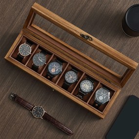 Θήκη Για 6 Ρολόγια (35x10x8.5) Songmics JOW006K01
