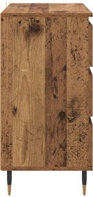 vidaXL Πλαϊνό γραφείο Παλιό Ξύλο 60 x 35 x 70 cm Επεξεργασμένο ξύλο