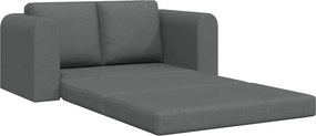 vidaXL Κρεβάτι καναπές 60cm Σκούρο Γκρι ύφασμα