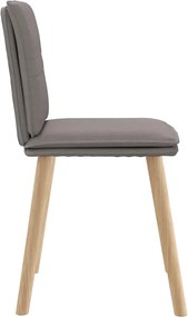 vidaXL Καρέκλες Τραπεζαρίας 6 τεμ. Χρώμα Taupe Υφασμάτινες