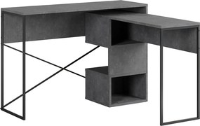 Γραφείο Ρετρό Γκρι CANEBO 110x102.5x77