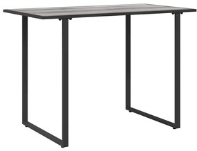 vidaXL Τραπέζι Κήπου Γκρι 100 x 55 x 70 εκ. Χάλυβας και DPC