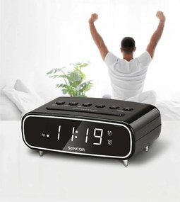 Ραδιόφωνο Ξυπνητήρι Sencor SRC 2600 B