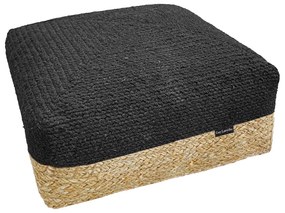 Πουφ (50x50x25) Guy Laroche Boho Maya Natural