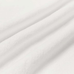 vidaXL Κουβέρτα Λευκό 130 x 150 cm Μαλλί