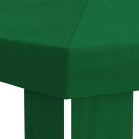 vidaXL Κάλυμμα Γκαζebo 6 x 3 m Πράσινο Πολυεστέρας 190 gsm