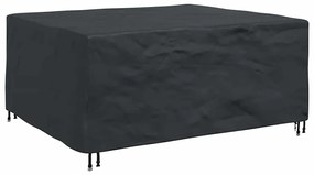 vidaXL Κάλυμμα επίπλων Μονόχρωμο Μαύρο 200 x 150 x 85 εκ. 600D