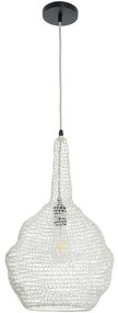Φωτιστικό Οροφής Kentucky 01880 30x30x50cm 1xE27 Beige GloboStar