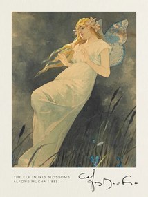 Αναπαραγωγή The Elf in the Iris Blossoms - Alfons Mucha