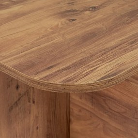 Τραπεζάκι σαλονιού Becaj Megapap χρώμα atlantic pine 120x60x41,4εκ.